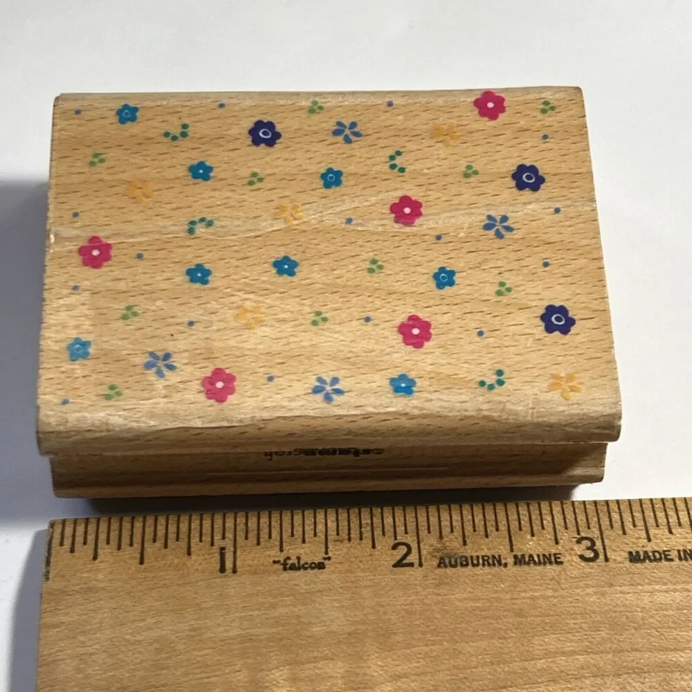 Lot of 5 Rubber Stamps-Floral-If Friends Were Flowers I'd Pick You-Daisy-Jars